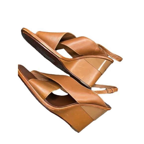 Tory Burch Gabrielle Wedge Sandals size 11 - Picture 3 of 6